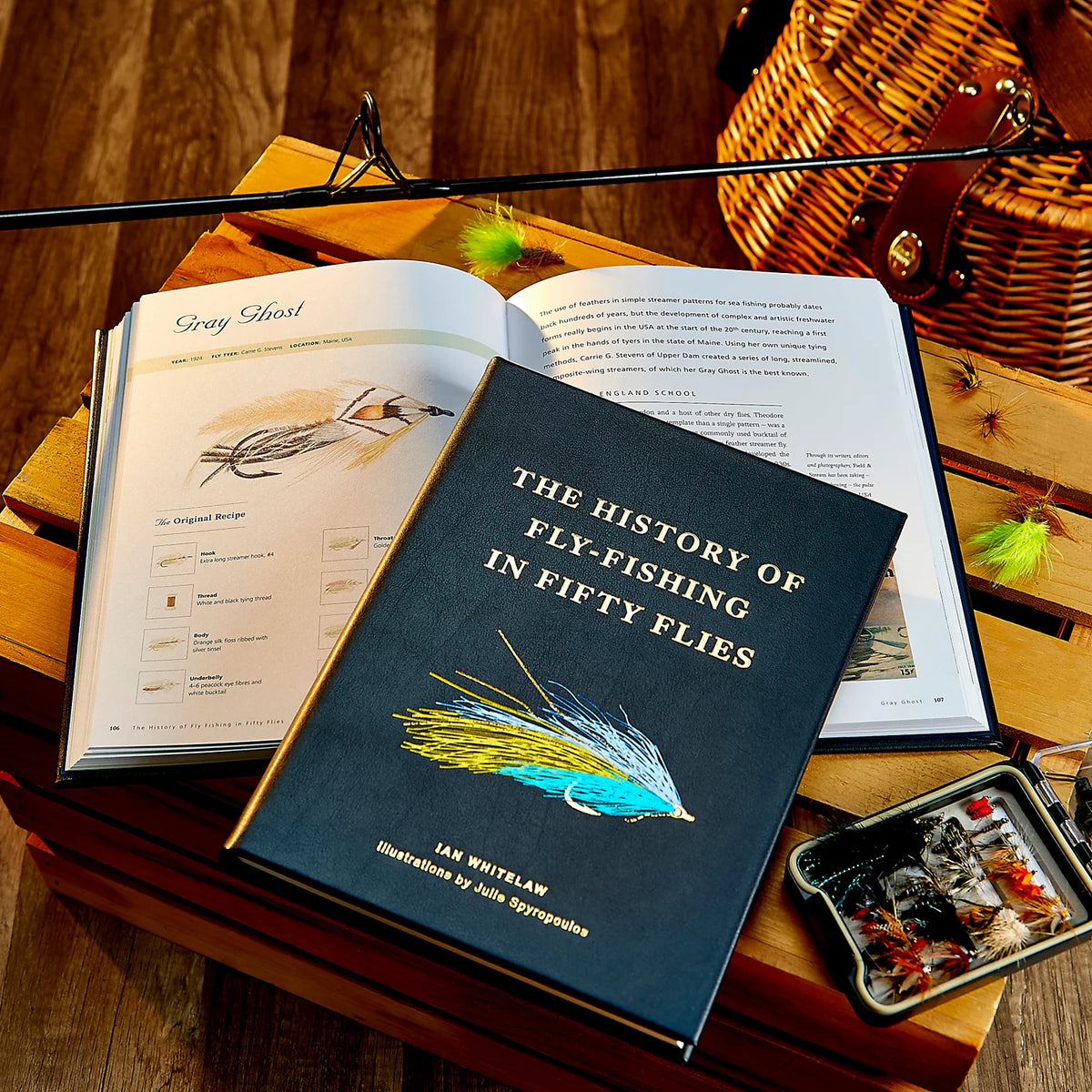 Orvis Leather-Bound History of Fly-Fishing Book