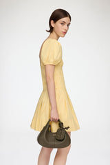 GANNI On Sale Military Olive Mini Hobo Bag in Green