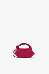 GANNI us Persian Red Mini Bou Bag in Grained Red