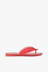 GANNI On Sale Melissa Flip Flop in Red