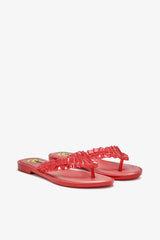 GANNI On Sale Melissa Flip Flop in Red