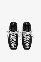GANNI Online Sporty Ballerina in Black