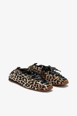 GANNI Sale Sporty Ballerina in Leopard