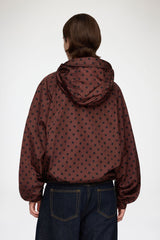 GANNI New Jacket in Printed Nylon