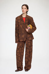 GANNI For Sale Pants in Brown Fil Coupe