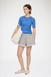 GANNI Online Shorts in Grey Isoli