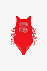 GANNI Sale Swimsuit with Cherry