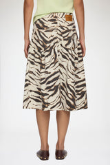 GANNI Hot Sale Skirt in Printed Denim