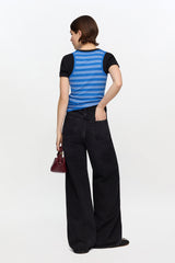 GANNI Discount Tank Top with Stripes