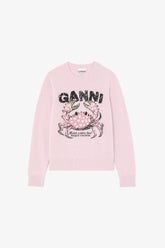 GANNI us Sweater with Crab