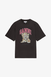 GANNI us T-shirt with Tiger