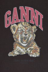 GANNI us T-shirt with Tiger
