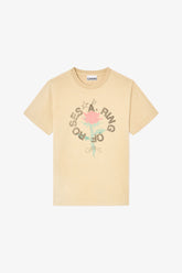 GANNI Online T-shirt with Rose
