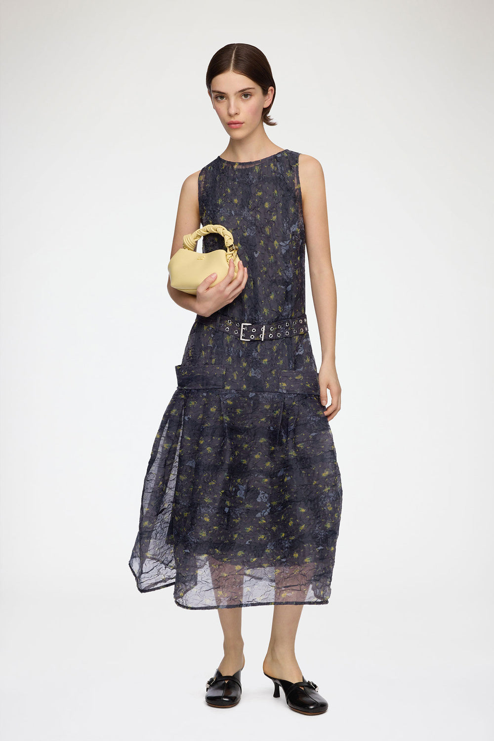 GANNI Outlet Dress in Shibori Organza