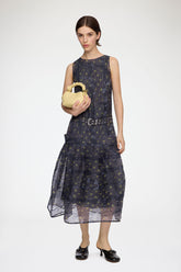 GANNI Outlet Dress in Shibori Organza