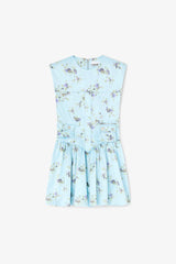 GANNI Hot Sale Dress in Printed Satin