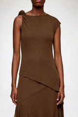 GANNI Sale Long Dress in Marl Mesh