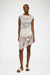 GANNI Discount Skirt in Cotton Crochet