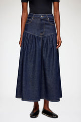 GANNI For Sale Skirt in Stretch Denim