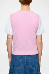 GANNI Outlet Vest in Graphic Wool
