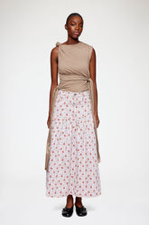 GANNI New Skirt in Printed Denim