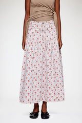 GANNI New Skirt in Printed Denim