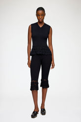 GANNI Online Vest in Cotton Crochet