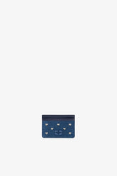 GANNI Discount Faded Denim Bou Card Holder in Denim