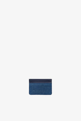 GANNI Discount Faded Denim Bou Card Holder in Denim