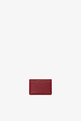 GANNI For Sale Red Dahlia Bou Card Holder in Grained Red