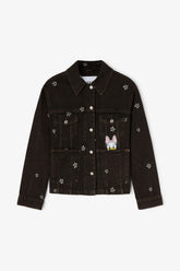 GANNI Online Daisy Duck Denim Oversized Jacket