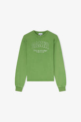 GANNI On Sale Daisy Duck Green Long-sleeve T-shirt