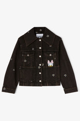 GANNI For Sale Daisy Duck Denim Short Jacket