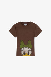 GANNI Sale Daisy Duck Brown Baby Fit T-shirt