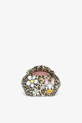GANNI Hot Sale Almond Milk Daisy Duck Leopard Small Bou Bag