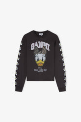 GANNI us Daisy Duck Black Long-sleeve T-shirt