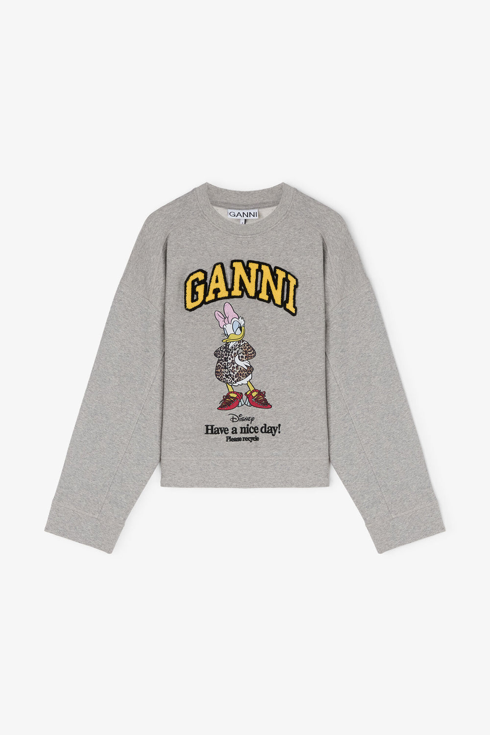 GANNI For Sale Daisy Duck Grey Sweatshirt