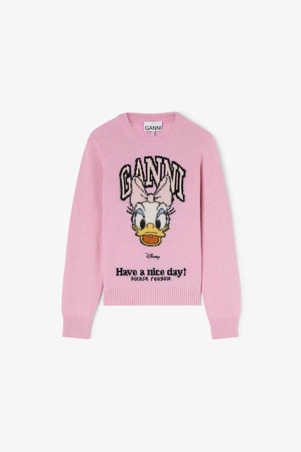 GANNI Sale GANNI x Disney Daisy Duck Graphic Wool Sweater
