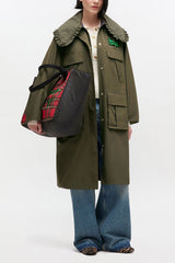 GANNI For Sale Long Coat in Green