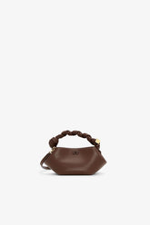 GANNI Discount Chocolate Fondant Brown Mini Bou Bag