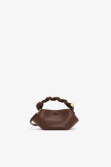 GANNI Discount Chocolate Fondant Brown Mini Bou Bag