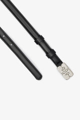 GANNI Outlet Kat Belt Small in Black Patent