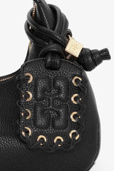 GANNI New Black Black Mini Hobo Bag