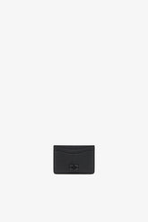 GANNI Sale Black Card Holder in Grained Black