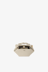 GANNI Discount Oyster Gray Light Grey Mini Bou Bag