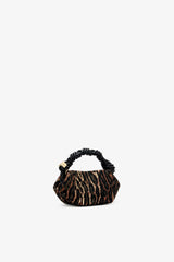 GANNI For Sale Antique Bronze Metallic Cloque Mini Bou Bag