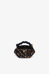 GANNI For Sale Antique Bronze Metallic Cloque Mini Bou Bag