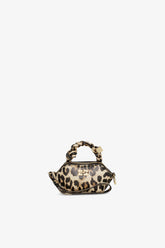 GANNI For Sale Leopard Leopard Nano Bou Bag