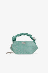 GANNI Sale Brook Green Green Rhinestone Mini Bou Bag