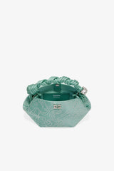 GANNI Sale Brook Green Green Rhinestone Mini Bou Bag